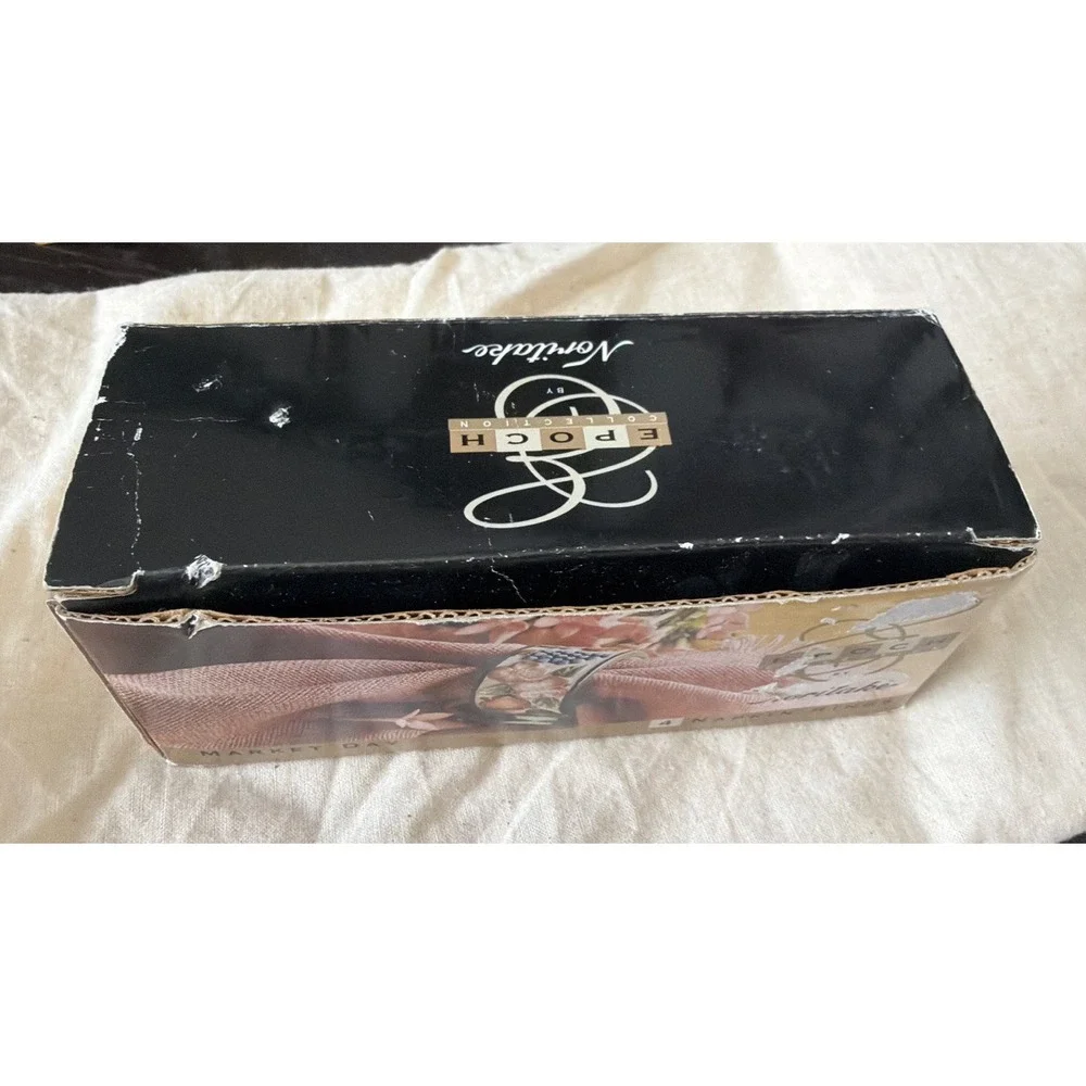 Noritake Napkins Rings Epoch Pattern E801, set of 4, Discontinued Pattern Retire